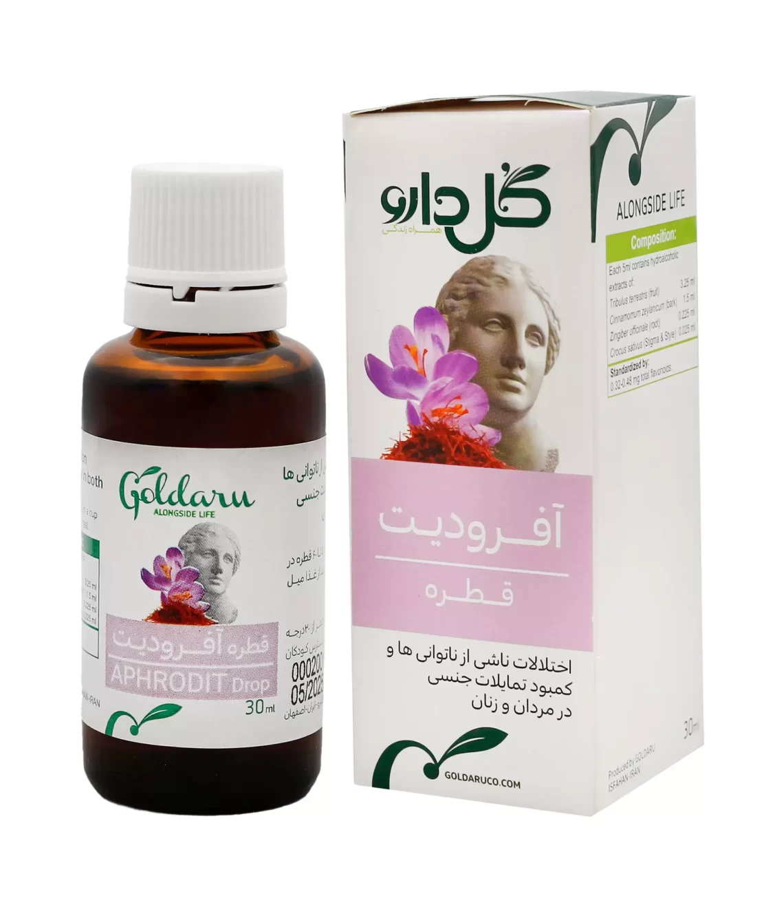 قطره آفرودیت گل دارو